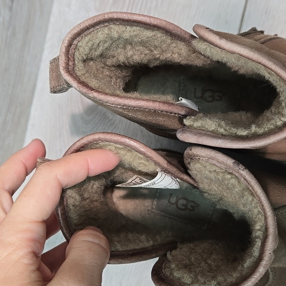 Ugg Australia Women Lavelle 1012553 Ankle Leather Sheepskin Boots shoes 8 - Picture 6 of 14